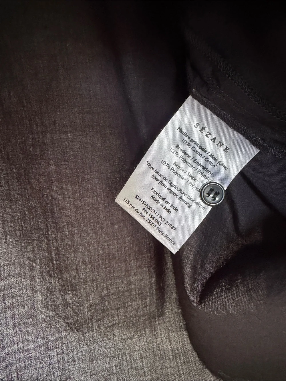 Sezane Rym Black NWOT - Picture 3 of 7